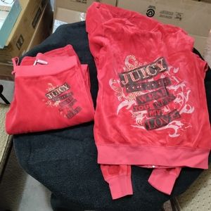JUICY COUTURE RED APPLE SUIT